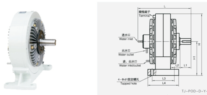 機座式磁粉制動器安裝方式方法